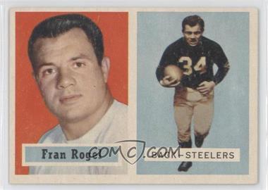 1957 Topps - [Base] #27 - Fran Rogel