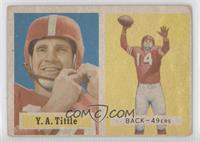 Y.A. Tittle [Good to VG‑EX]