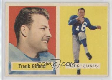 1957 Topps - [Base] #88 - Frank Gifford