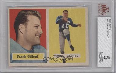 1957 Topps - [Base] #88 - Frank Gifford [BVG 5 EXCELLENT]