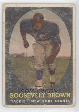 1958 Topps - [Base] #102 - Rosey Brown [Noted]