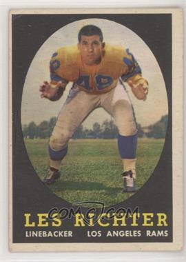 1958 Topps - [Base] #105 - Les Richter [Poor to Fair]