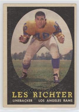 1958 Topps - [Base] #105 - Les Richter