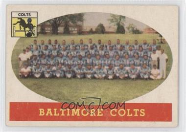 1958 Topps - [Base] #110 - Baltimore Colts Team [Noted]