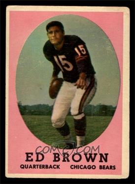 1958 Topps - [Base] #123 - Ed Brown [GOOD]