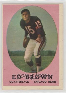 1958 Topps - [Base] #123 - Ed Brown