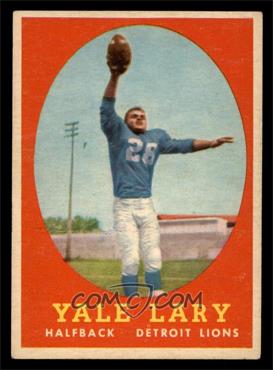 1958 Topps - [Base] #18 - Yale Lary [VG]