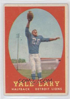 1958 Topps - [Base] #18 - Yale Lary [Good to VG‑EX]