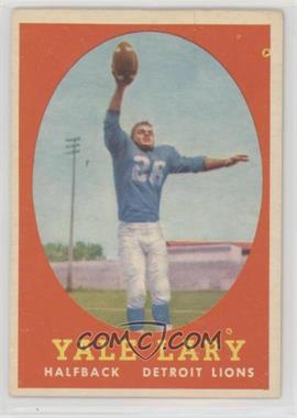 1958 Topps - [Base] #18 - Yale Lary