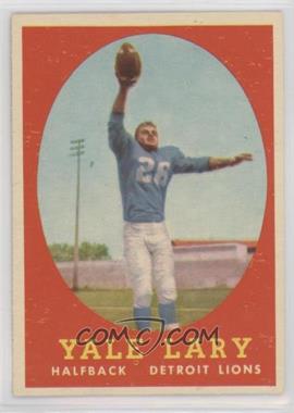 1958 Topps - [Base] #18 - Yale Lary