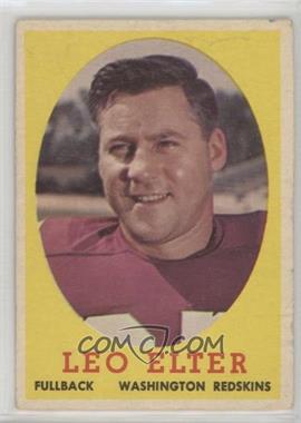 1958 Topps - [Base] #25 - Leo Elter