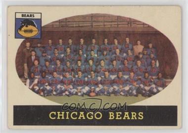 1958 Topps - [Base] #29 - Chicago Bears Team [Good to VG‑EX]