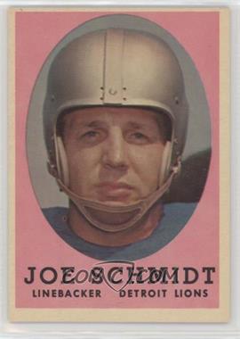 1958 Topps - [Base] #3 - Joe Schmidt