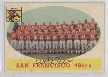 1958 Topps - [Base] #41 - San Francisco 49ers [Poor to Fair]