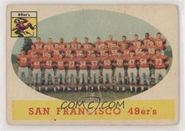 1958 Topps - [Base] #41 - San Francisco 49ers [Poor to Fair]