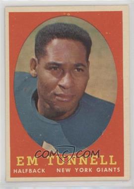 1958 Topps - [Base] #42 - Emlen Tunnell