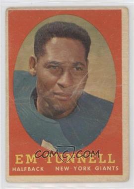 1958 Topps - [Base] #42 - Emlen Tunnell [Poor to Fair]