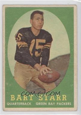 1958 Topps - [Base] #66 - Bart Starr [Good to VG‑EX]