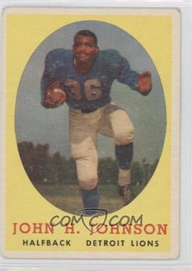 1958 Topps - [Base] #75 - John Henry Johnson [Good to VG‑EX]