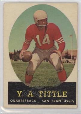 1958 Topps - [Base] #86 - Y.A. Tittle