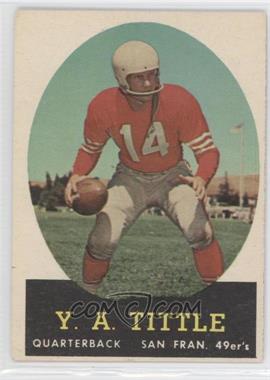 1958 Topps - [Base] #86 - Y.A. Tittle
