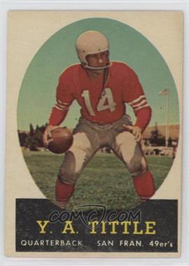 1958 Topps - [Base] #86 - Y.A. Tittle