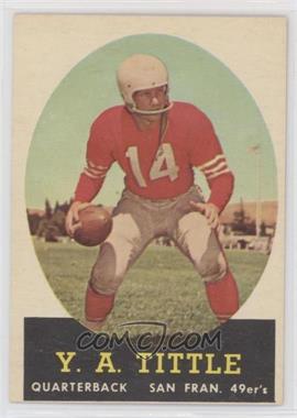 1958 Topps - [Base] #86 - Y.A. Tittle