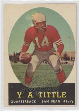 1958 Topps - [Base] #86 - Y.A. Tittle