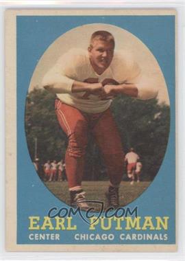 1958 Topps - [Base] #88 - Earl Putman