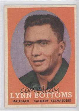 1958 Topps CFL - [Base] #41 - Lynn Bottoms