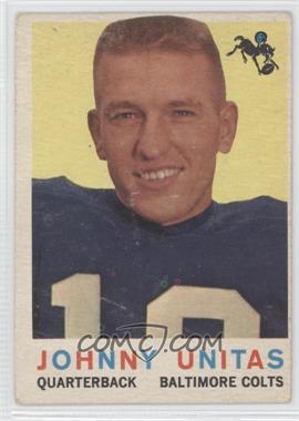 1959 Topps - [Base] #1 - Johnny Unitas [Good to VG‑EX]