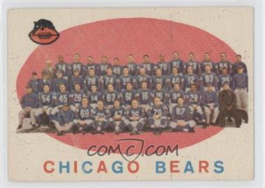 1959 Topps - [Base] #104 - Chicago Bears Team Check List [Good to VG‑EX]