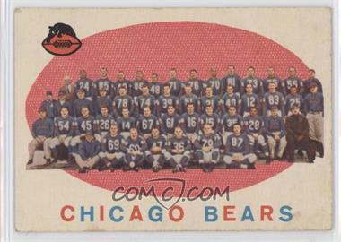 1959 Topps - [Base] #104 - Chicago Bears Team Check List