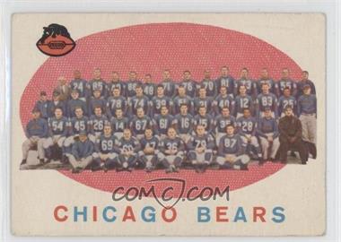 1959 Topps - [Base] #104 - Chicago Bears Team Check List [Good to VG‑EX]