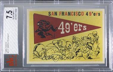 1959 Topps - [Base] #111 - San Francisco 49ers Team [BVG 7.5 NEAR MINT+]