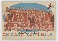 Checklist (Chicago Cardinals Team)