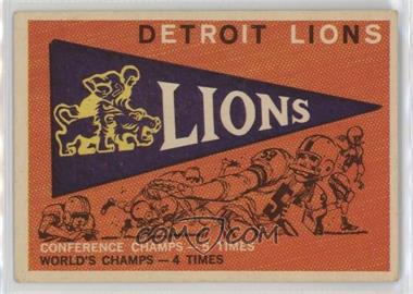 1959 Topps - [Base] #139 - Detroit Lions Pennant [Good to VG‑EX]