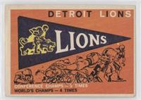 Detroit Lions Pennant [Poor to Fair]
