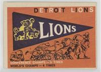 Detroit Lions Pennant