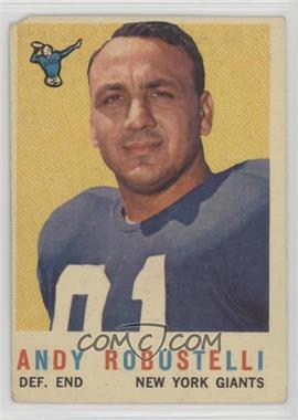 1959 Topps - [Base] #147 - Andy Robustelli [Poor to Fair]
