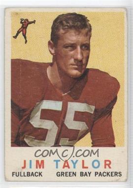 1959 Topps - [Base] #155 - Jim Taylor (Photo of Cardinals' Jim Taylor) [Good to VG‑EX]