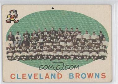 1959 Topps - [Base] #161 - Cleveland Browns Team