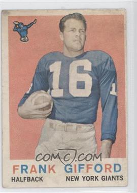 1959 Topps - [Base] #20 - Frank Gifford [Poor to Fair]