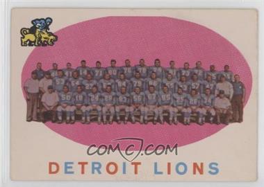 1959 Topps - [Base] #3 - Detroit Lions