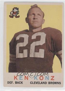 1959 Topps - [Base] #54 - Ken Konz [Good to VG‑EX]