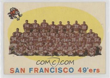 1959 Topps - [Base] #61 - San Francisco 49ers Team