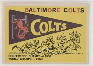 1959 Topps - [Base] #68 - Baltimore Colts Team [Good to VG‑EX]
