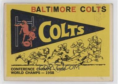 1959 Topps - [Base] #68 - Baltimore Colts Team [Good to VG‑EX]