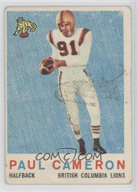 1959 Topps CFL - [Base] #18 - Paul Cameron [Good to VG‑EX]