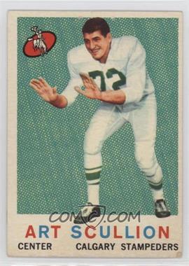 1959 Topps CFL - [Base] #24 - Art Scullion [Poor to Fair]